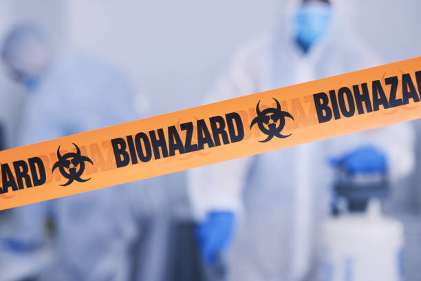Professional Biohazard technician working in Bordentown, NJ